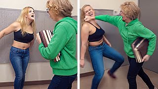 Karen HARASSES Her Then Gets PUNCHED in The Face!