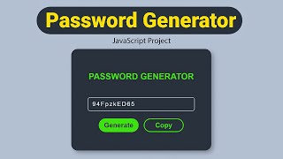 🔒 Build a Secure Password Generator 2025: HTML, CSS & JavaScript Tutorial | MZCode01 💻 #coding #css