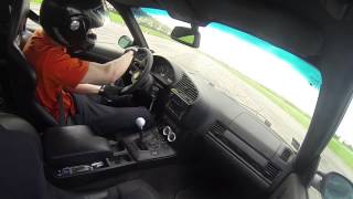 CSautoslalom 1.závod Senica 26.4.2015 - BMW E36 328i