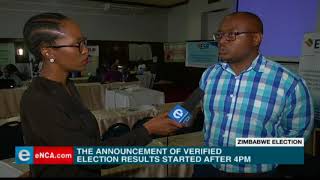 Reaction to announcement of #ZimElections2018 preliminary results