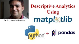 Descriptive Analytics Using Python (Pandas and Matplotlib) | Python Pandas | Python Matplotlib