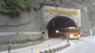 Kullu manali tunnel full video before and after entering