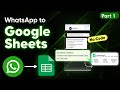 Update Google Sheets via WhatsApp Chatbot with EasySocial – Smart Data Capture & Validation