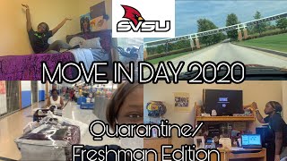 SVSU MOVE IN COLLEGE DAY VLOG 2020 /DORM TOUR!! (QUARANTINE EDITION)