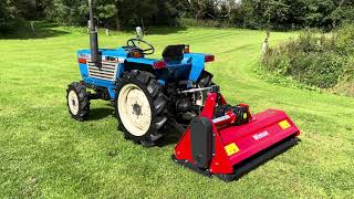 ISEKI TL1900 4WD Compact Tractor \u0026 New 5ft Flail Mower