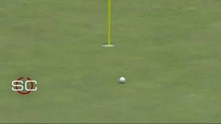 Tiger Woods approach shot on the 16th hole at Augusta | The Masters