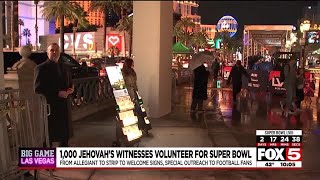 1,000 Jehovah’s Witnesses reach out to Super Bowl fans in Las Vegas