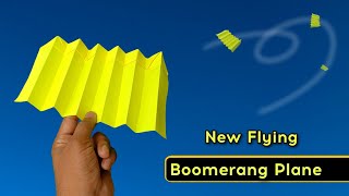 best boomerang flying, how to make paper boomerang, flying origami boomerang plane