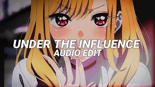 under the influence chris brown edit audio
