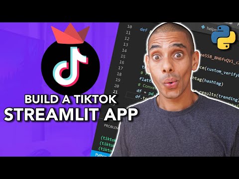 Cree una aplicación de ciencia de datos de TikTok con Streamlit y Python Data Science Project