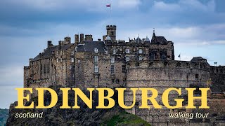 Edinburgh, Scotland 4K Walking Tour | Ambient City Sounds