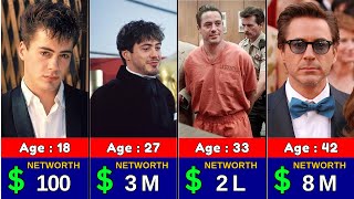 Robert Downey Jr Net Worth Evolution From 1 To 60 Years Old