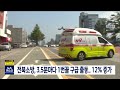 전북소방 3.5분마다 1번꼴 구급 출동.. 12% 증가 전주mbc 220731 방송