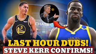 😢 LOOK AT THIS! KERR CONFIRMS! LATEST NEWS FROM GOLDEN STATE WARRIORS !