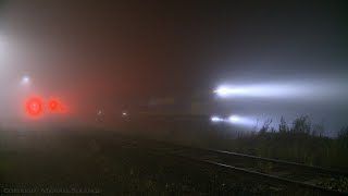 4PM6 Pacific National Freight Train In Thick Fog (10/7/2021) - PoathTV Australian Railways