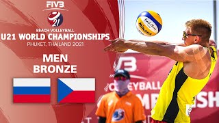 RUS vs. CZE - Men's Bronze | U21 Beach Volleyball World Champs 2021