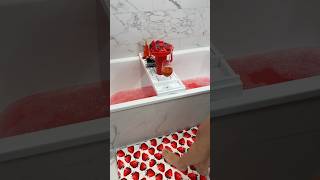 Organizing bath routine: that time of the month #shorts #asmr #bathroom #bathtime #relax #periods