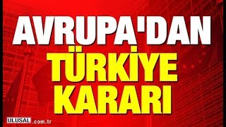 Avrupa Birliği'nden Türkiye kararı: Askıya aldılar