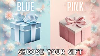 Choose your gift 🎁💝🤮||2 gift box challenge|Pink & Blue #giftboxchallenge#choosey