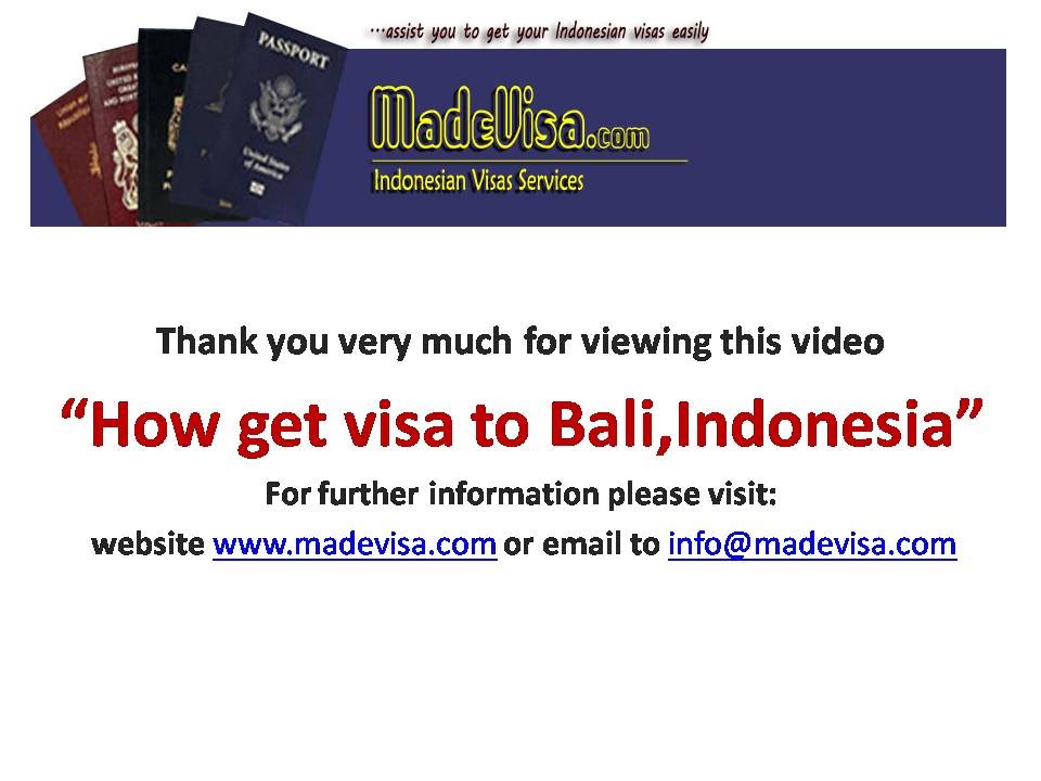 Before Travel You Must Know How To Get VISA To Bali, Indonesia Easily ...