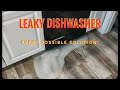 Leaky dishwasher fix