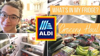 ALDI GROCERY HAUL + WHAT'S IN MY FRIDGE? + WEEKLY GROCERY HAUL FAMILY OF 5
