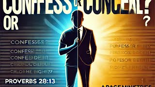 The Biblical Dilemma: Conceal or Confess?