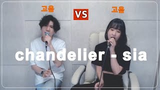 [Verity_misic] 10년차 커플의 고음vs고음 Sia - Chandelier Duet. (시아 - 샹들리에 듀엣)