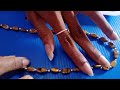 கிரிஸ்டல் பாசி செய்யலாம் வாங்க..how to make a crystal chain. nankatrathu