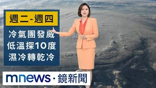 【2/14週二天氣】下班快回家！今晚起急遽降溫　氣象主播專業解析｜#鏡新聞