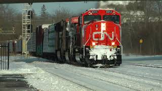 CN Train 369 Westbound February 18, 2025