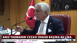 ANIZ YAKMANIN CEZASI DEKAR BAŞINA 80 LİRA