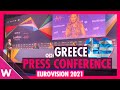 Greece Stefania: Semi Final 2 Qualifiers Press Conference at Eurovision 2021