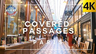 4K Parisian Covered Passages🇫🇷PARIS Walk Antique Shopping Arcades |GoPro France travel ambience 散歩パリ