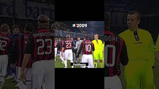 Internazionale vs Milan 2009 #ronaldinho #beckham #ibrahimovic #pirlo #milan #inter #futebol