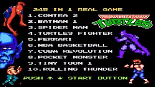 NES 222 in 1 Gameplay : All Time Favorite Games