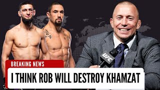 MMA NEWS - GSP believes Robert Whittaker will win from Khamzat Chimaev!!