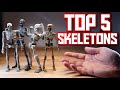 Top 5 Skeleton Action Figures! - Shooting and Reviewing