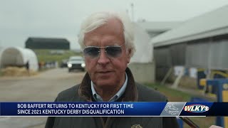 Bob Baffert returns to Kentucky for first time since 2021 Derby disqualification