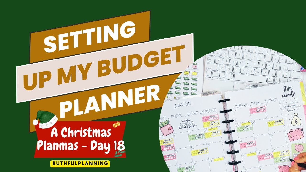 My First Budget Planner Setup Youtube