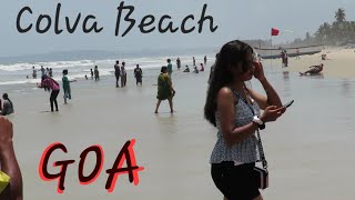 Beautiful Colva Beach in Goa || Famous Beach in Goa || GOA TOURISM