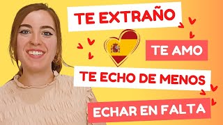 DEJA de decir «TE QUIERO» en español: ¡Aprende todas las ALTERNATIVAS a esta expresión! 🇪🇸