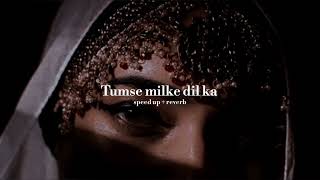 Tumse milke dil ka (sped up + reverb) | chill habibi