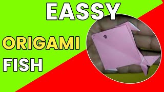 ORIGAMI FISH EASY – How to make origami fish easy and simple (In 4 minutes)
