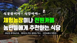 귀농해서 체험농장이나 전원카페 분들 여기 식당 가보세요.