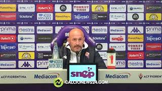 Conferenza stampa Italiano pre Fiorentina-Lazio: “Lazio allenata benissimo. Piatek non è stato bene"