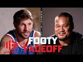 "I couldn't give a f**k about football l Curtis Scott and Joey Leilua face off l Boxing