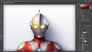 Drawing Ultraman With Photoshop