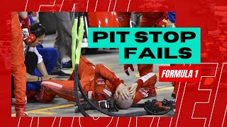 F1's Most Unforgettable Pit Stop Fails | Formula 1