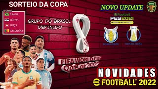 Giro Notícias |Efootball 2022| |Sorteio da COPA DO MUNDO|